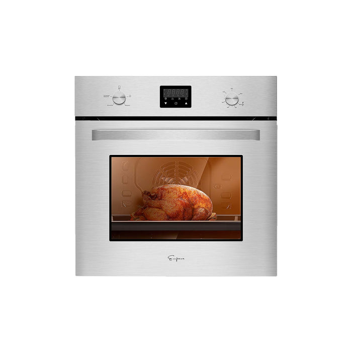 Empava 24 in. 2.3 Cu. Ft. Single Gas Wall Oven - Only For Natural Gas - EMPV-24WO09