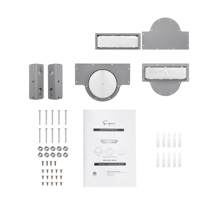 Empava 30 In. 500 CFM Ducted Under Cabinet Range Hood - EMPV-30RH11