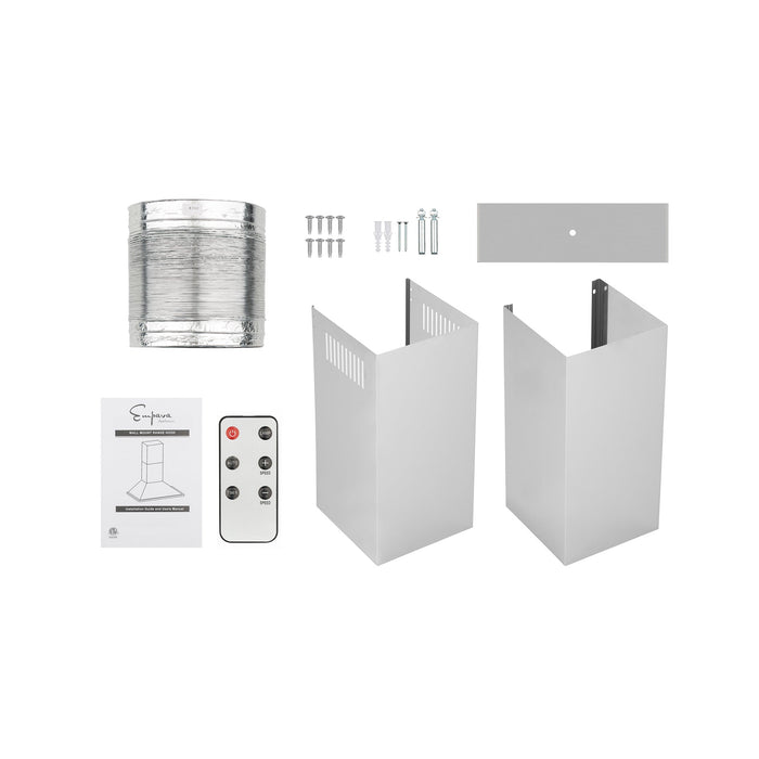 Empava 30 in. 380 CFM Wall Mount Range Hood - EMPV-30RH03