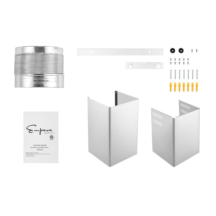 Empava 30 in. 400 CFM Wall Mount Ducted Range Hood - EMPV-30RH06