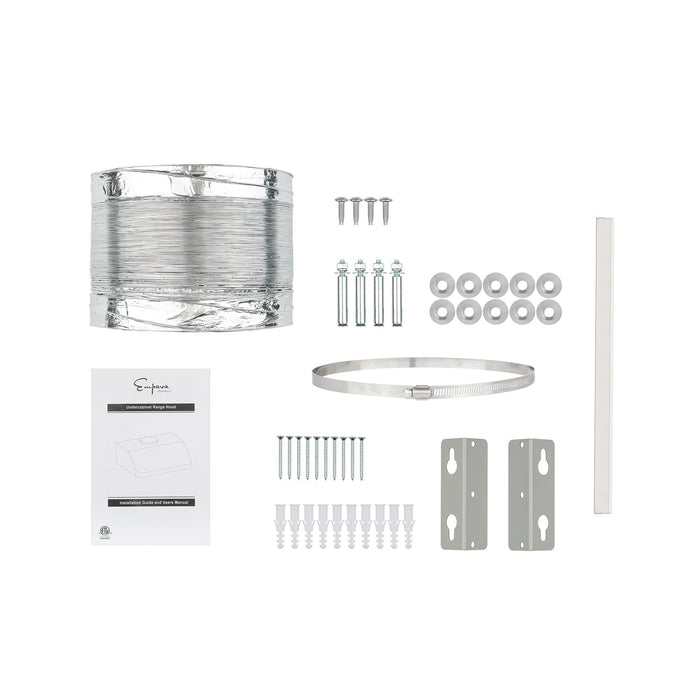 Empava 30 in. Ducted 500 CFM Under Cabinet Range Hood - EMPV-30RH01