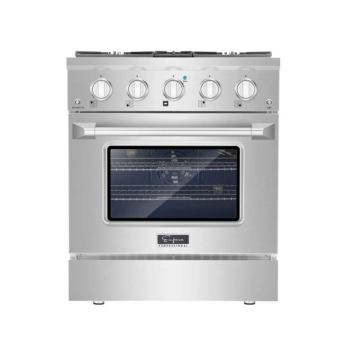 2 PCS / 30" Gas Range & 30" Range Hood-30RH01 & 30GR07