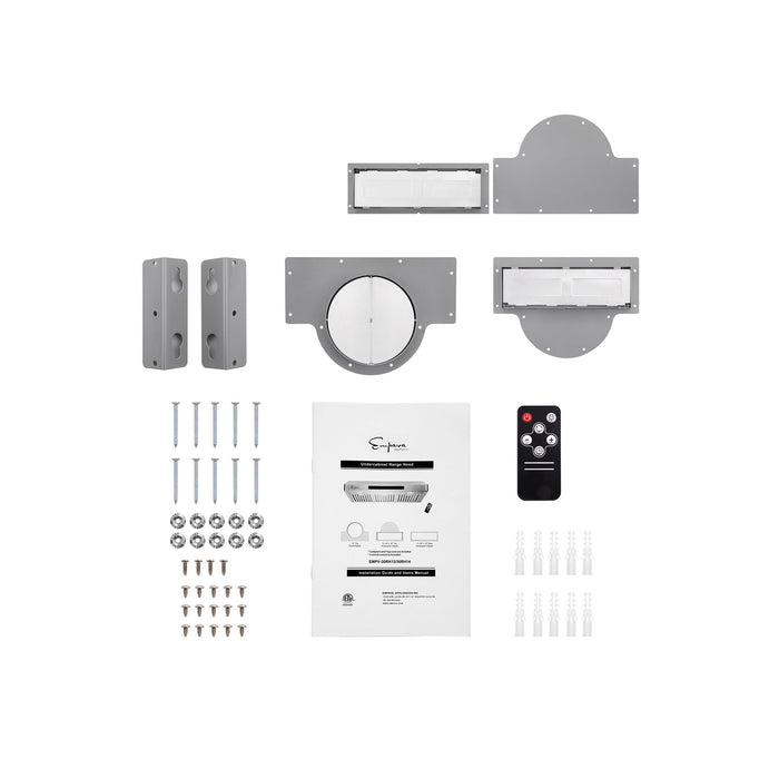 Empava 36 In. 500 CFM Ducted Under Cabinet Range Hood - EMPV-36RH14