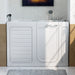 Empava 54inch Alcove Inline Heater Whirlpool Walk-in Tub