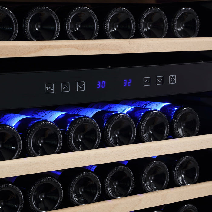 Empava 55" Tall Dual Zone 100 Bottle Wine Fridge - EMPV-WC06D