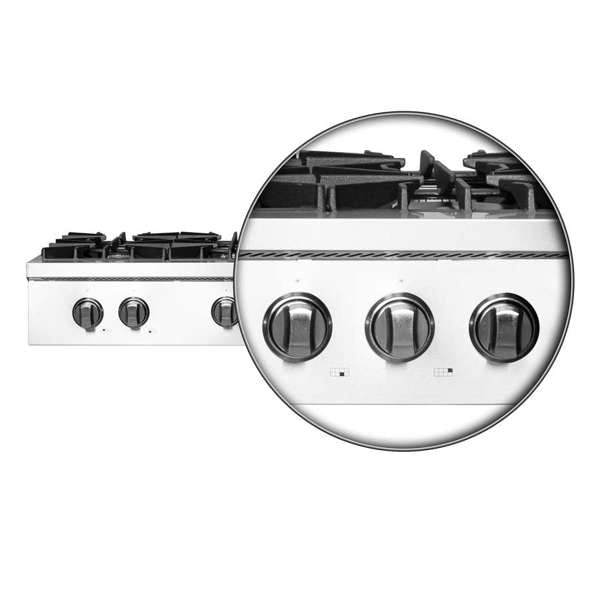 Forno 48" Gas Rangetop With 8 Sealed Burners in Stainless Steel, FCTGS5737-48