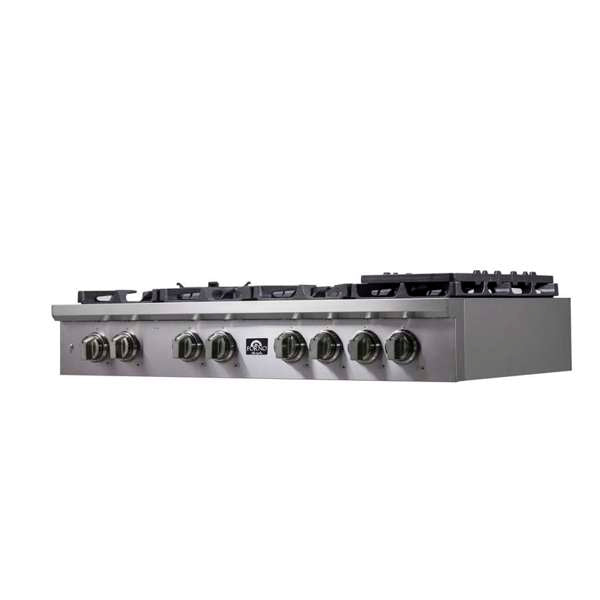 Forno 48" Gas Rangetop With 8 Sealed Burners in Stainless Steel, FCTGS5751-48