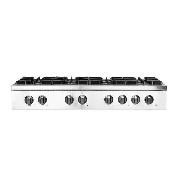 Forno 48" Gas Rangetop With 8 Sealed Burners in Stainless Steel, FCTGS5737-48