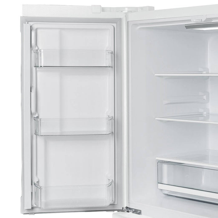 Forno Espresso 36" 19.2 cu. ft. Refrigerator in White with Silver Handles, FFRBI1820-36WHT