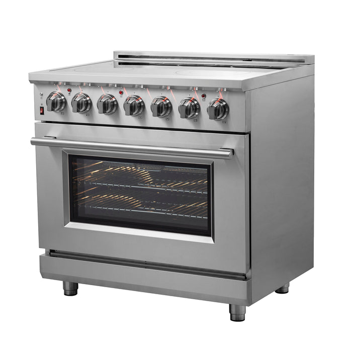 Forno 36" Freestanding Electric Range with 5 Elements, FFSEL6020-36