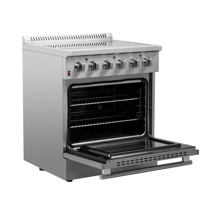 Forno 30" Freestanding Electric Range in Stainless Steel, FFSEL6083-30