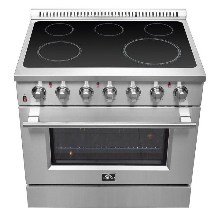 Forno 36" Freestanding Electric Range in Stainless Steel, FFSEL6083-36