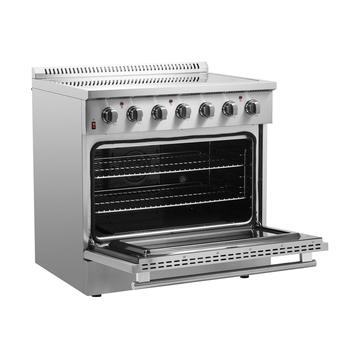 Forno 36" Freestanding Electric Range in Stainless Steel, FFSEL6083-36