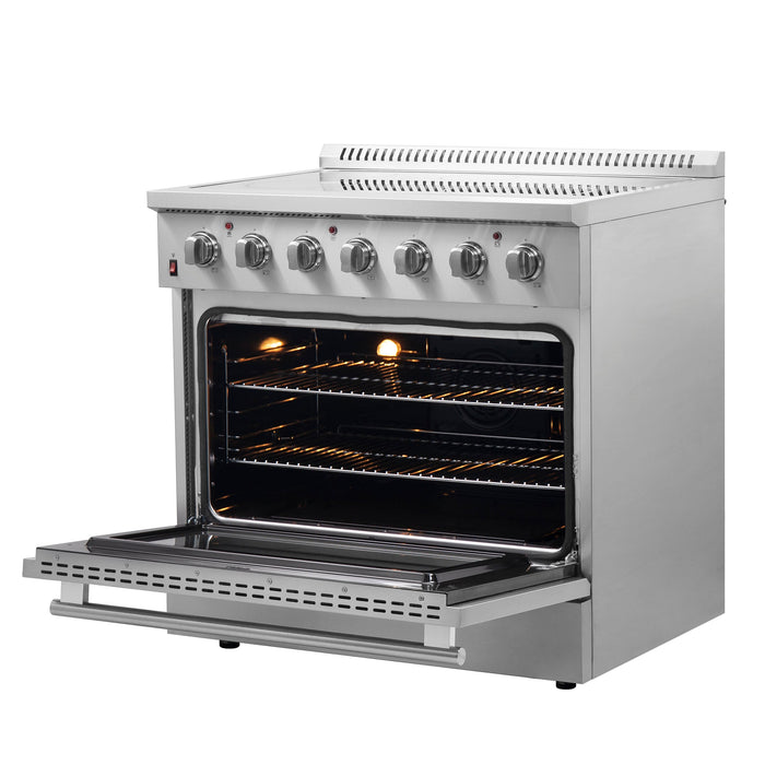 Forno 36" Freestanding Electric Range in Stainless Steel, FFSEL6083-36