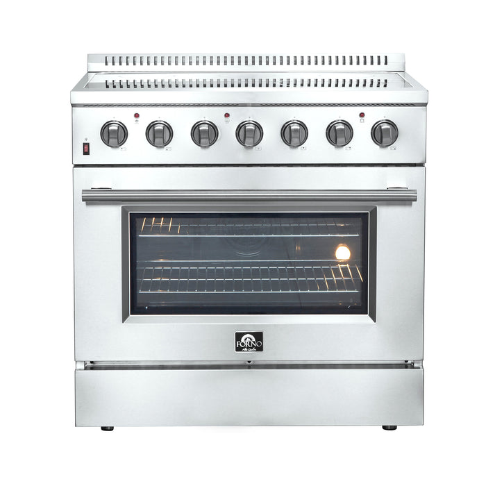 Forno 36" Freestanding Electric Range in Stainless Steel, FFSEL6083-36