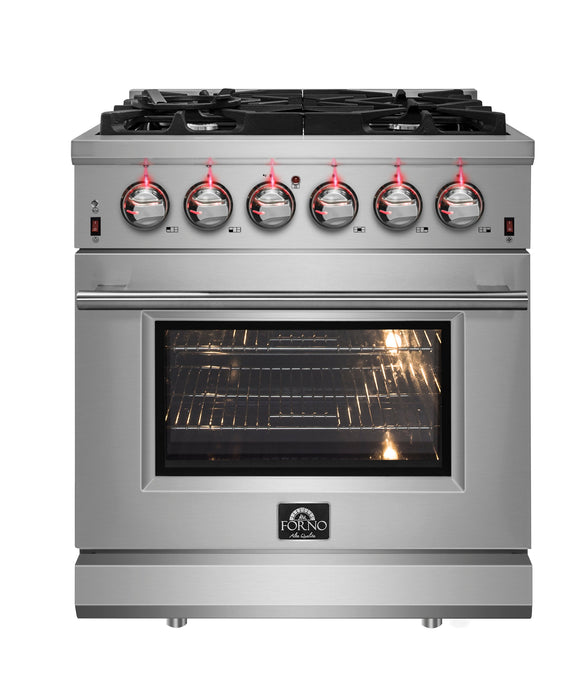 Forno 30″ Freestanding Gas Range with 5 Burners, FFSGS6239-30