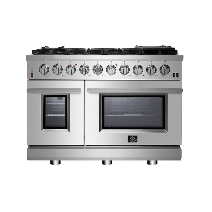 Forno 48″ Freestanding Gas Range with 8 Burners, FFSGS6239-48