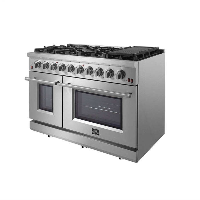 Forno 48″ Freestanding Gas Range with 8 Burners, FFSGS6239-48