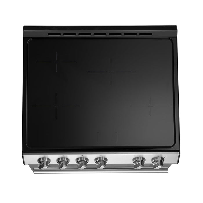 Forno 30” Induction Range with Knob Control in Stainless Steel and Silver Accents, FFSIN0982-30