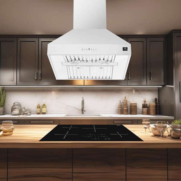 Forno 30" Island Range Hood in Stainless Steel, FRHIS5129-30