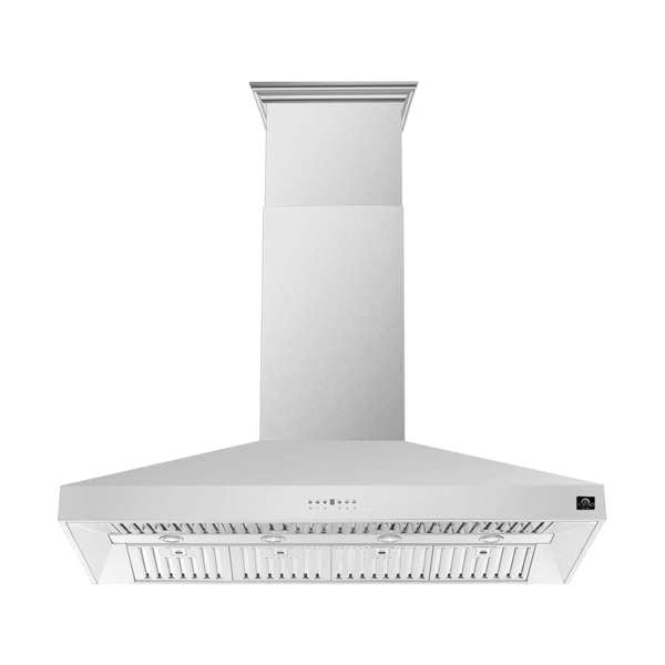 Forno 60" Island Range Hood in Stainless Steel, FRHIS5129-60