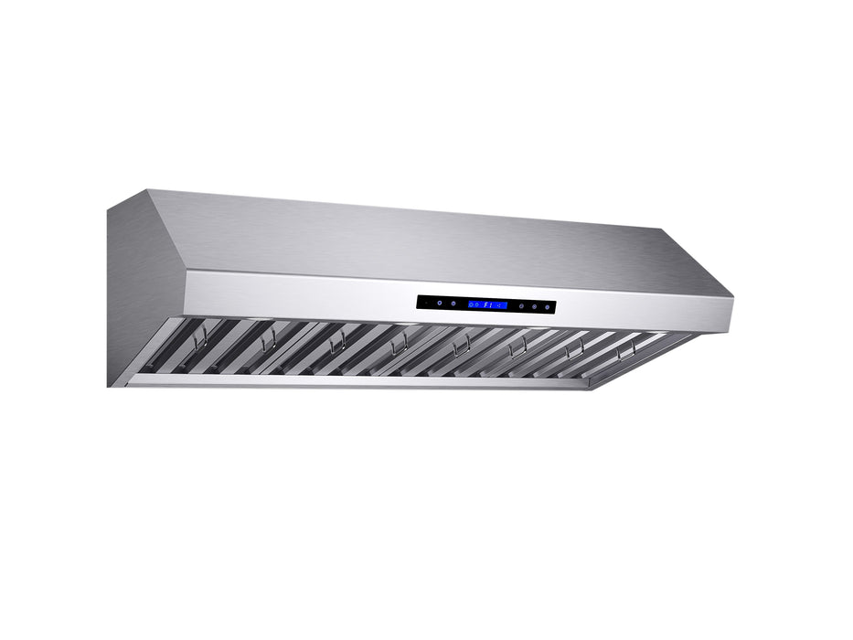 Forno 48'' 1,000 CFM Wall Mount Range Hood in Stainless Steel, FRHWM5030-48