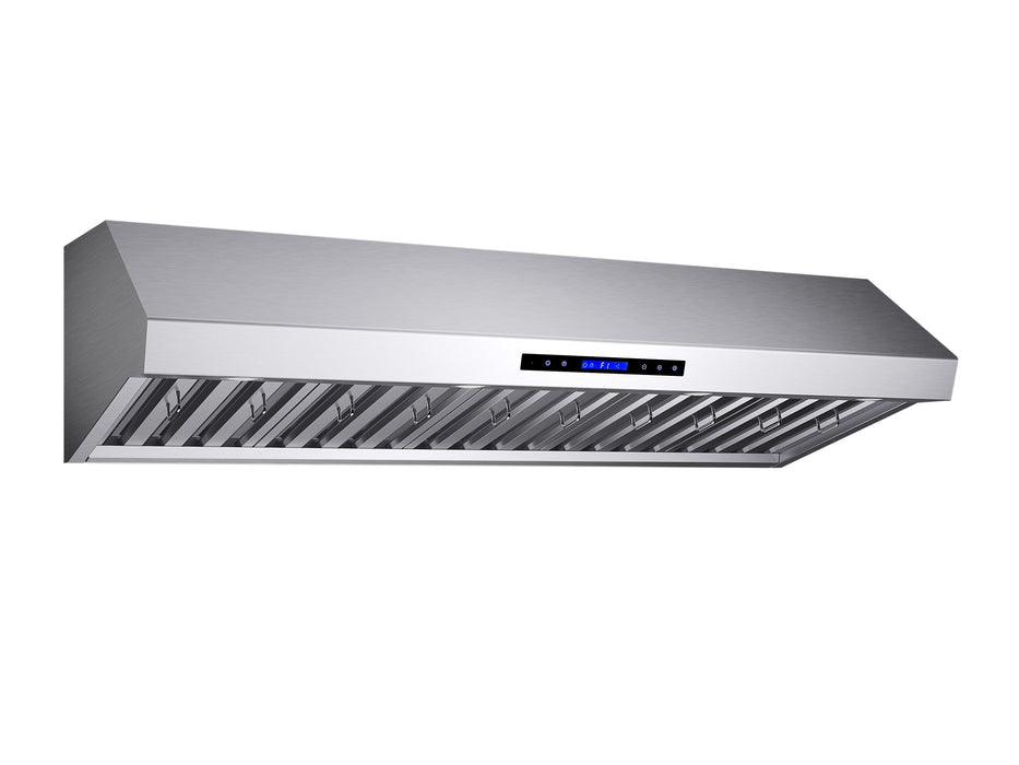 Forno 60'' 1,000 CFM Wall Mount Range Hood in Stainless Steel, FRHWM5030-60