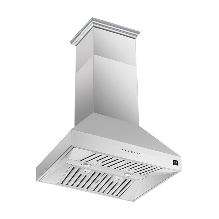 Forno 30" Wall Mount Range Hood in Stainless Steel, FRHWM5094-30