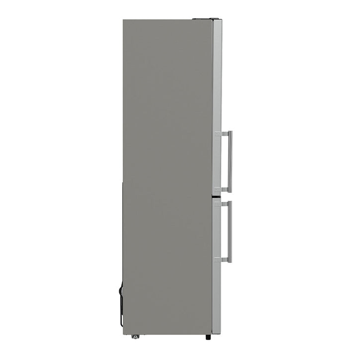 Forno 23.4" 10.8 Cu. Ft. Right Swing Refrigerator with Bottom Freezer in Stainless Steel, FFFFD1778-24RS