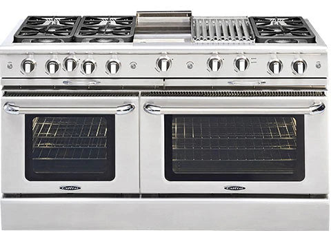 Capital 60" Precision Series Freestanding All Gas Range 7.7 cu. ft in Stainless Steel (GSCR606G)