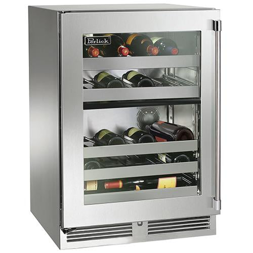 Perlick 24" Indoor Signature Series Dual-Zone Wine Reserve