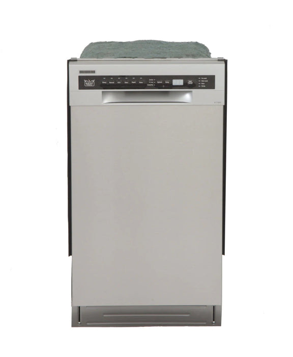 Kucht 18 in. Stainless Steel Front Control Smart Built-In Tall Tub Dishwasher 120-volt with Stainless Steel Tub K7740D