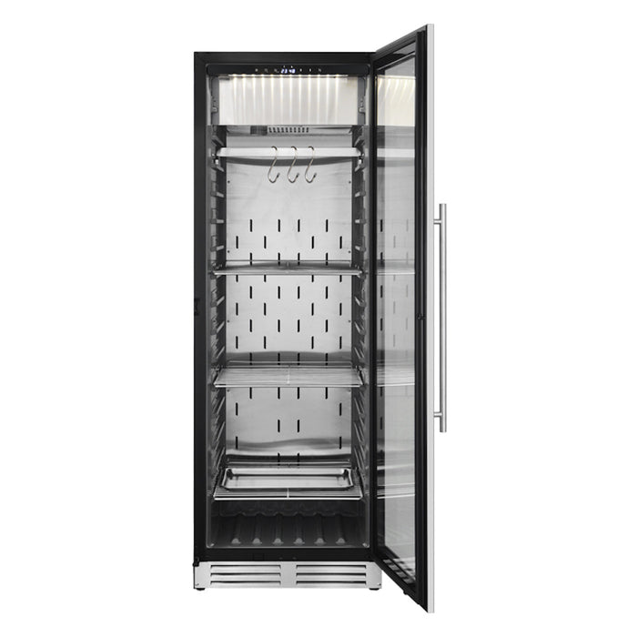 KingsBottle Glass Door Home and Commercial Upright Steak Ager Refrigerator