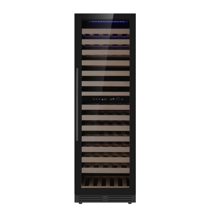 KingsBottle Dual Zone Upright Low-E Glass Door Large Wine Cooler