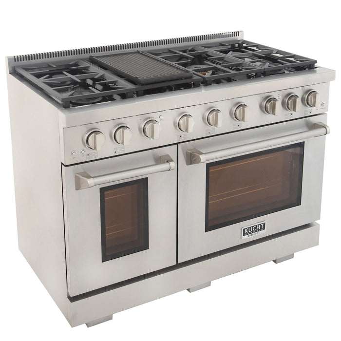 Kucht Professional 48 in. 6.7 cu ft. Natural Gas Range, KFX480