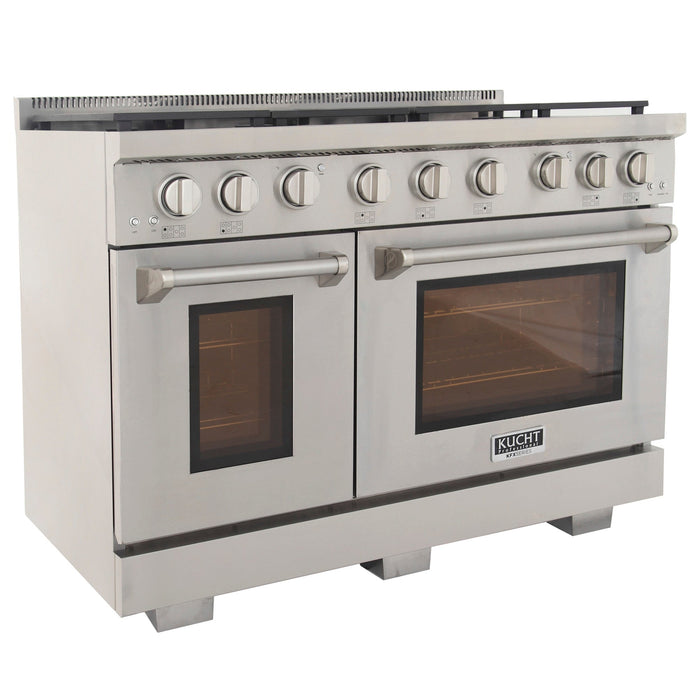 Kucht Professional 48 in. 6.7 cu ft. Propane Gas Range, KFX480/LP