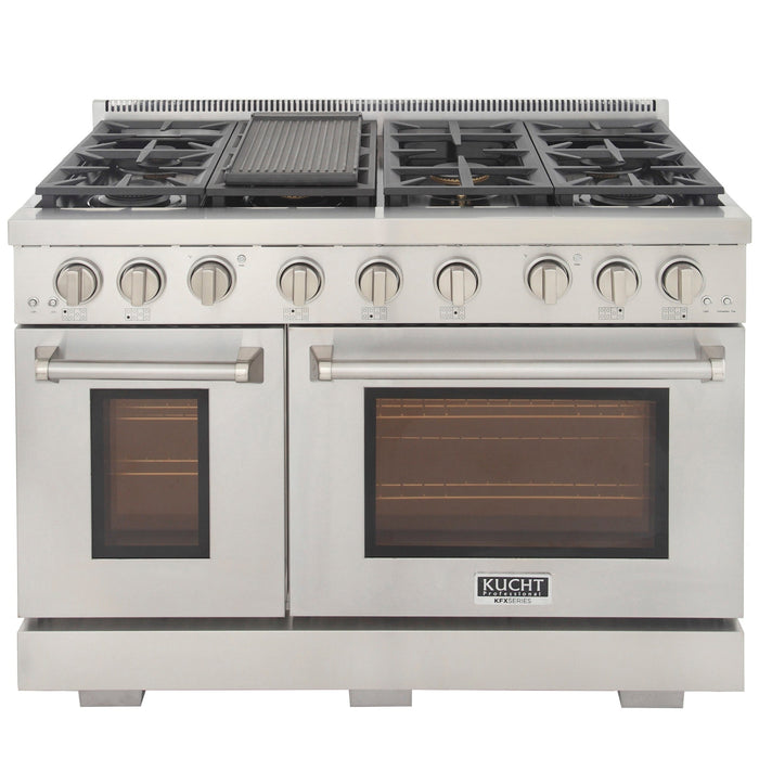 Kucht Professional 48 in. 6.7 cu ft. Natural Gas Range, KFX480