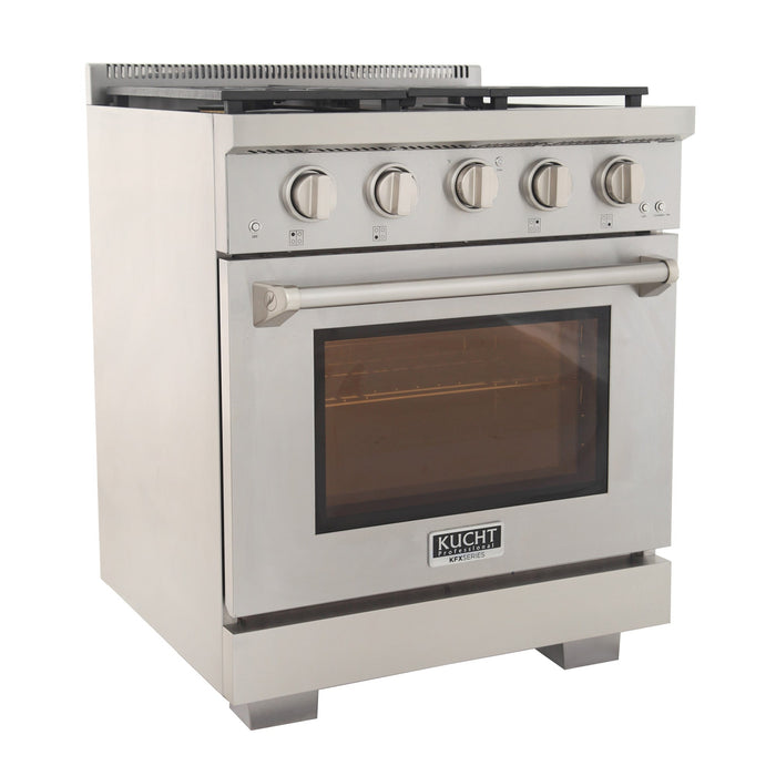 Kucht Professional 30 in. 4.2 cu ft. Propane Gas Range, KFX300/LP