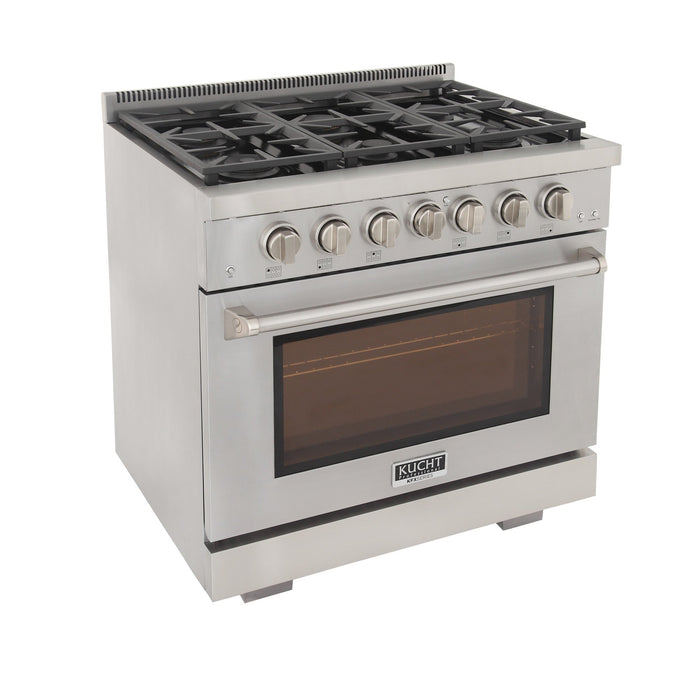 Kucht Professional 36 in. 5.2 cu ft. Natural Gas Range, KFX360