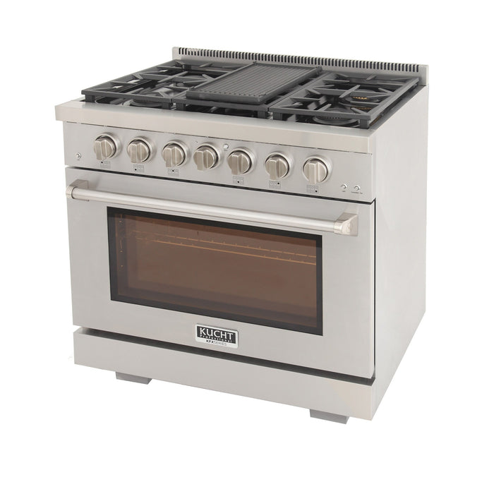 Kucht Professional 36 in. 5.2 cu ft. Natural Gas Range, KFX360