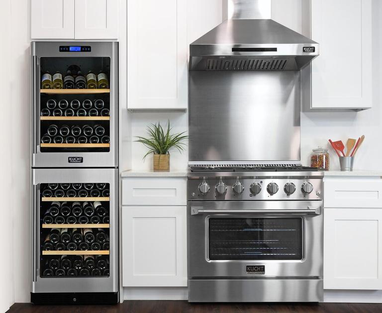 Kucht Professional 36 in. 5.2 cu ft. Natural Gas Range & Range Hood Package, AP-KNG361-S-5