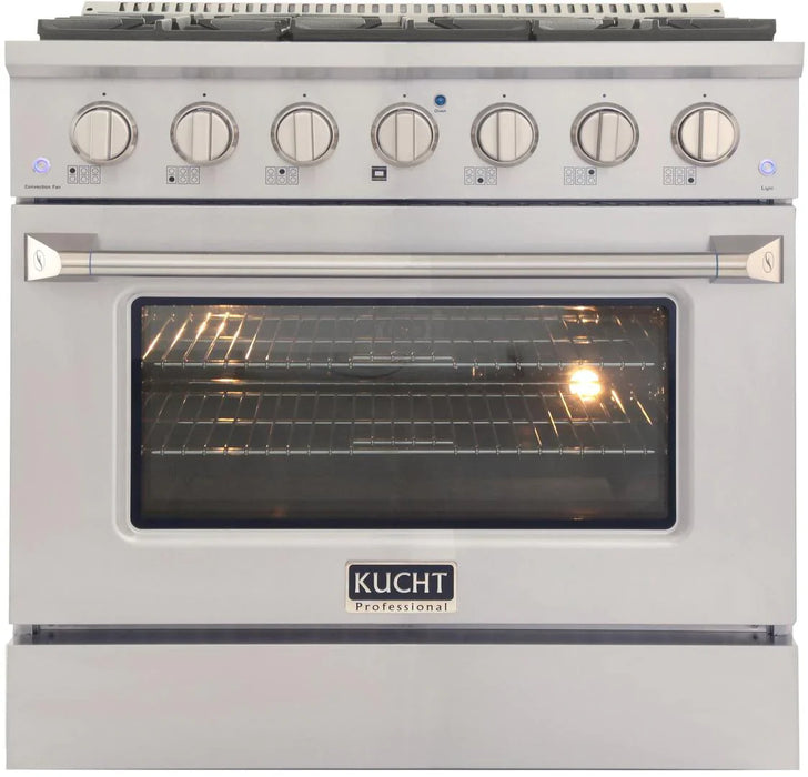 Kucht Professional 36 inch 5.2 Cu. Ft. Gas Range