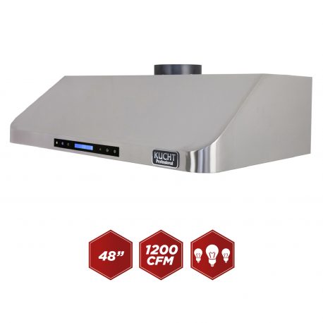 Kucht Professional 48" Under Cabinet Range Hood 1,200 CFM in Stainless Steel, KRH481A