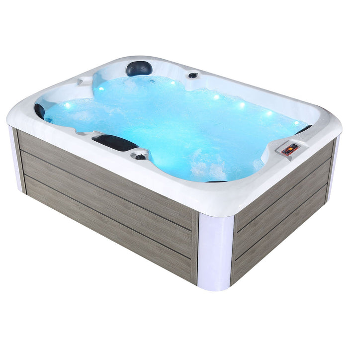 Luxury Freestanding 4-Person Rectangle Outdoor Hot Tub - EMPV-SPA3527