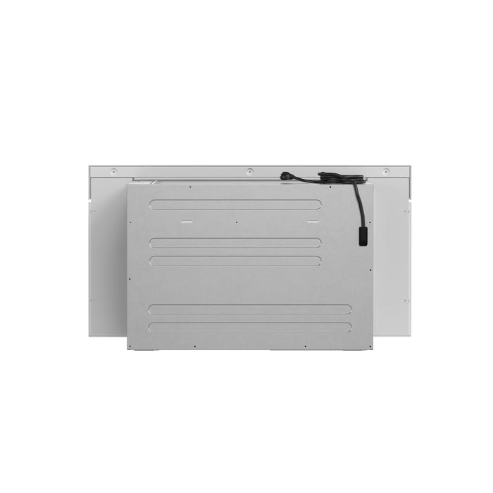 Forno Espresso 30" Built-In Microwave Drawer in White with Silver Handles, FMWDR3000-30WHT