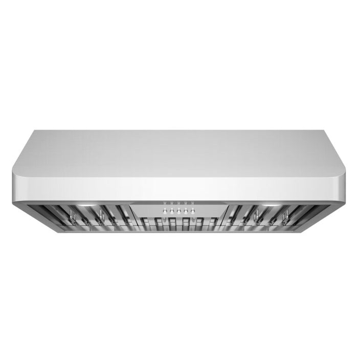 Cosmo 30" 500 CFM Convertible Under Cabinet Range Hood with Push Button Controls, COS-QB75