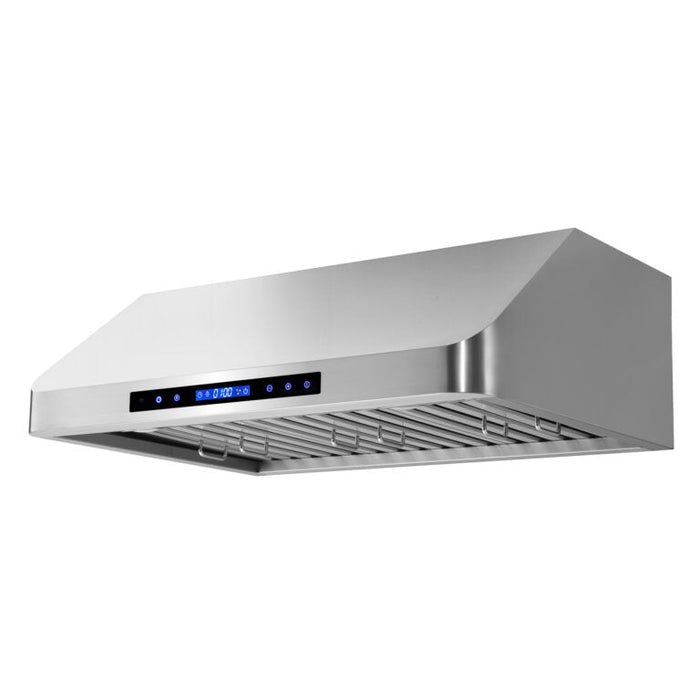 Cosmo 30" 500 CFM Convertible Under Cabinet Range Hood with Remote and Digital Touch Controls, COS-QS75