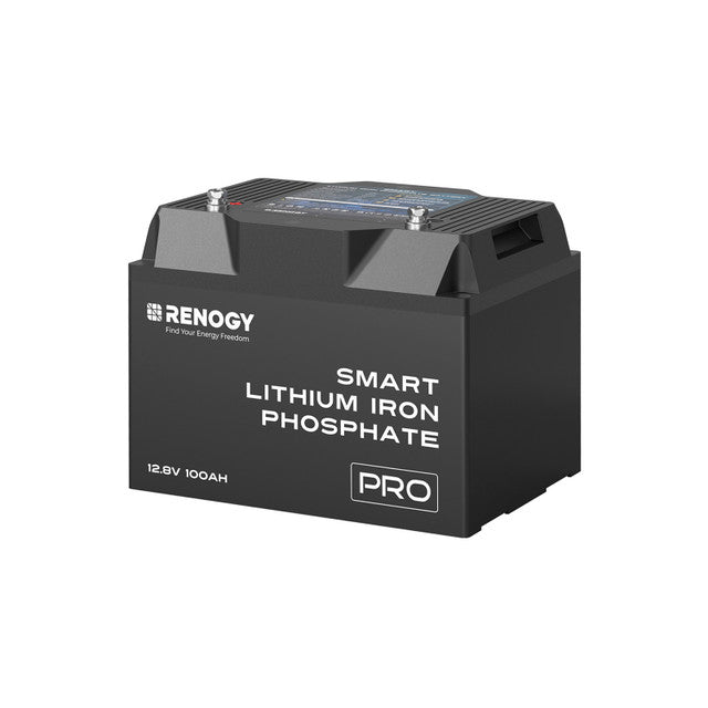 Renogy 12V 100Ah Pro Smart Lithium Iron Phosphate Battery w/Bluetooth & Self-heating Function