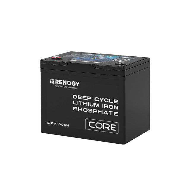 Renogy 12V 100Ah Core Series Deep Cycle Lithium Iron Phosphate Battery