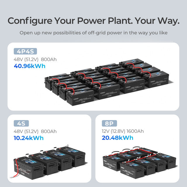 Renogy 12V 200Ah Core Series Deep Cycle Lithium Iron Phosphate Battery